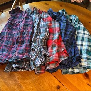 Eddie Bauer Multicolor Plaid Flannel Shirt XL